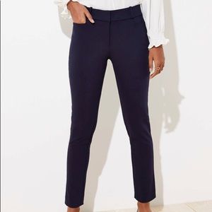 LOFT Tall Skinny Ankle Pants Forever Navy Size 10